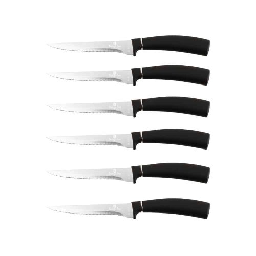 Berlinger Haus Matte Black Collection Stek késkészlet 6 db-os BH-2815