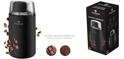 Blaumann Elektromos kávédaráló fekete színű  BL-9023