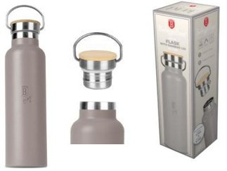 Berlinger Haus Taupe Collection Kulacs bambusz kupakkal 0,6 L BH-7201