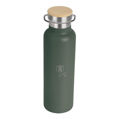 Berlinger Haus Matte Green Collection Kulacs bambusz kupakkal 0,6 L BH-7219