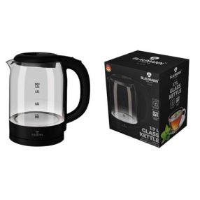 Berlinger Haus Vízforraló Üveg Black Silve BL-9006 