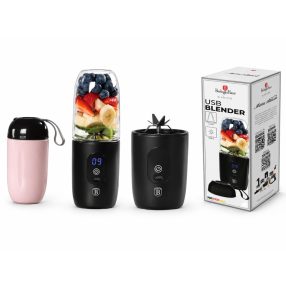   Berlinger Haus Black Rose Collection USB-s hordozható turmixgép  LP-BH-23