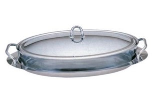 Berlinger Haus hőálló üveg ovális tálaló edény fedővel, 3L BH-1385