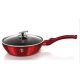 Berlinger HausMetallic Line Burgundy Edition serpenyő fedővel 24 cm  BH-1259N
