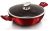 Berlinger Haus MetallicBurgundy Line lábas márvány bevonattal, fedővel, 32 cm BH-1264N
