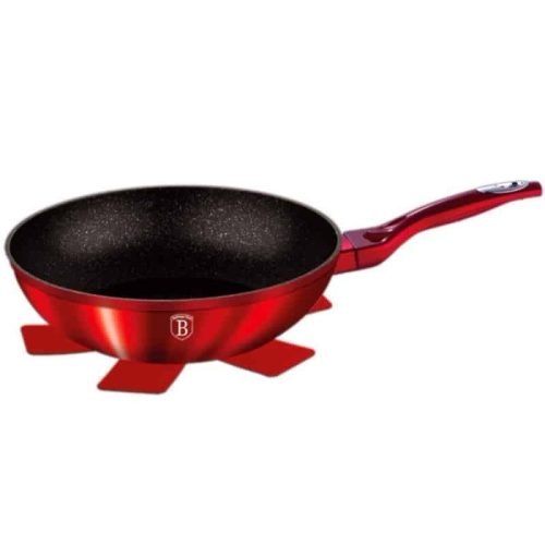 Berlinger Haus Metallic Line Burgundy Collection Wok 28 cm BH-1267