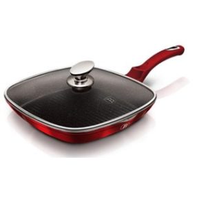   Burgundy Line Collection Grill serpenyő fedővel 28 cm  BH-1613N