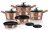 Berlinger Haus Metallic Line Rose Gold Edénykészlet BH-1220N