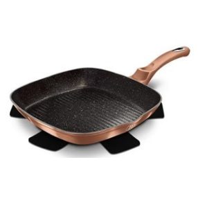   Berlinger Haus Metallic Rosegold Line grill serpenyő márvány bevonattal BH-1521
