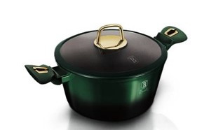 Berlinger Haus Emerald Collection magas lábas titán bevonattal, fedővel, 20 cm BH-6057
