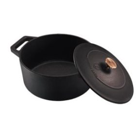   Berlinger Haus Black Rose Collection öntöttvas magas lábas fedővel, 24 cm BH-6492