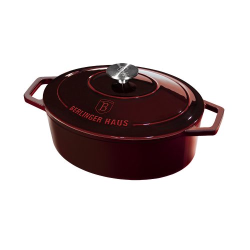 Berlinger Haus Ovális Lábas,30Cm/Burgundy BH-6499 