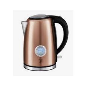   Berlinger Haus Metallic Line rozsdamentes acél elektromos vízforraló termosztáttal, 1,7 liter, 2200 W, rosegold metál BH-9069