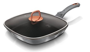 Berlinger Haus Moonlight Collection Grill serpenyő fedővel 28 cm BH-6005 
