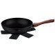 Berlinger Haus Ebony Rosewood Line wok gránit-márvány bevonattal, 28 cm BH-1719