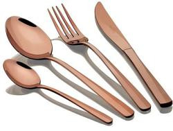 Berlinger Haus 6 személyes rozsdamentes acél evőeszköz készlet, tükörfénnyel  24 részes, rosegold BH-2637