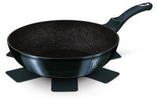 Berlinger Haus Metallic Aquamarine Line wok márvány bevonattal, metál külső bevonattal, 30 cm, sötétkék BH-6114
