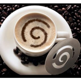 Cappuccino, sütemény díszítő sablon 3 db 