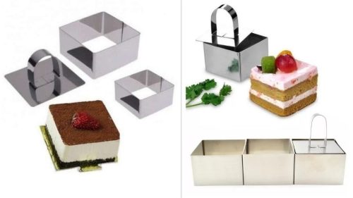 Ételformázó Szögl.6X6X4Cm Rm.