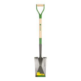   JOHN DEERE PES-RBA-JD Lapos ásó, extra széles vállakkal, 80 cm-es prémium keményfa nyéllel, " D " ma