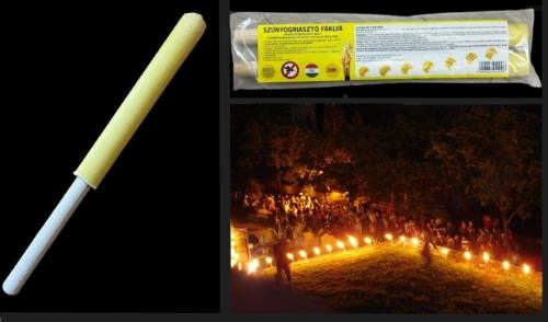 Szúnyogriasztó csepegésmentes paraffinfáklya 45 perc