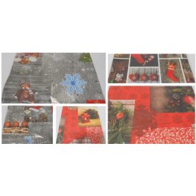 Viaszos 100X140 Karácsonyi Terítő