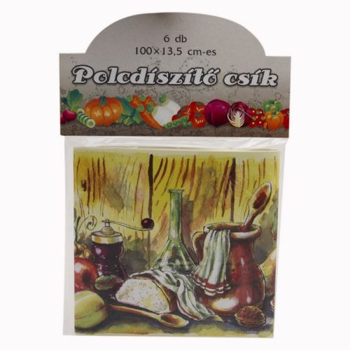 Polcdíszítő  Csík 6Db/Csomag