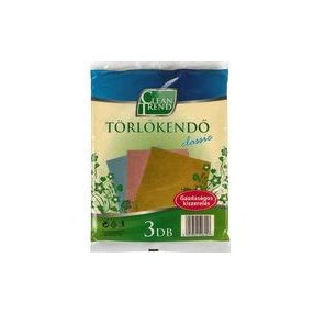 Törlőkendő 3Db.Cleantrend
