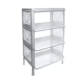 Csilla Tároló  Polc 4 Részes  44 x 29 x 67 cm