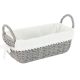 Kosár Textíllel 28x13x10 cm TA24010