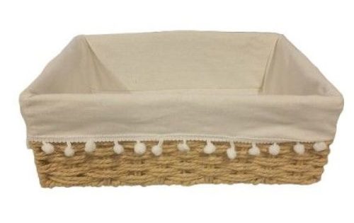 Kosár Textillel  35x25x12 cm TW41272