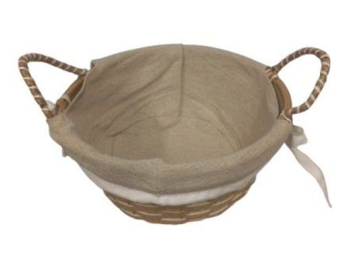 Kerek Kosár Textíllel  20 x 9 cm TH41571
