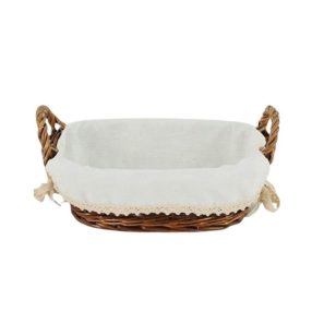 Kosár Textillel 27 × 18 × 9 cm TH41549