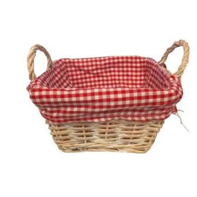 Kosár Textíllel 18x18x10 cm TH41519