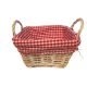 Kosár Textíllel 18x18x10 cm TH41519