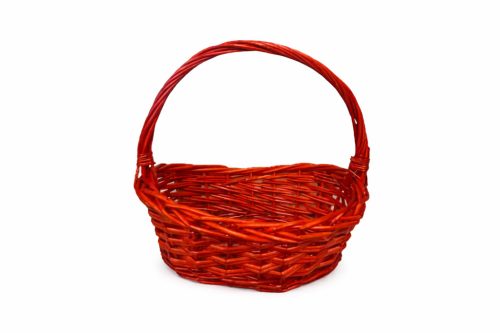 Piros füles kosár 31×22×10/13 cm  TA230242S