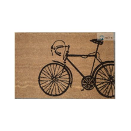 Lábtörlő Kókuszrost kerékpár mintázatú 40X60 CM CR-10087 