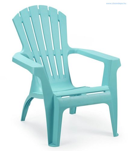 DOLOMITI döntött támlás fotel világos kék