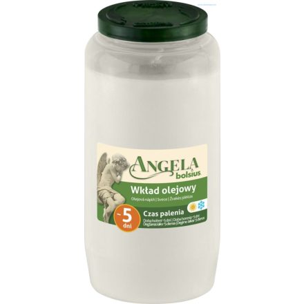 Angela olajmécses 5 napos fehér Nr. 7., 24 db/tálca