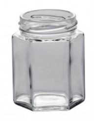 Hexagon Üveg+Tető 200Ml.