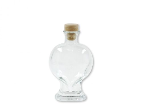 Palack Szív T + Dugó. 0,2L.
