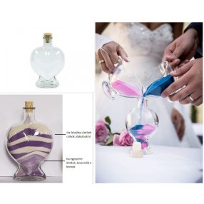 Palack Szív T. + Dugó 0,5L.