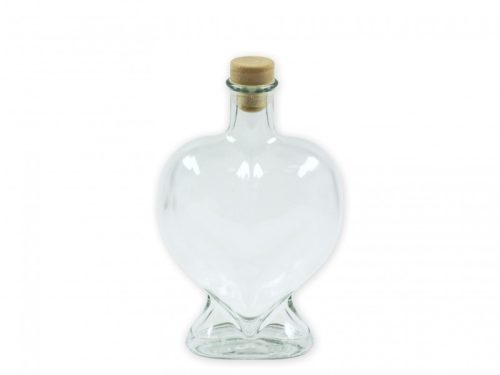 Palack Szív T. + Dugó 0,5L.