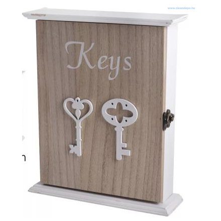 Fa kulcsos szekrény 20x24x6 cm 492684