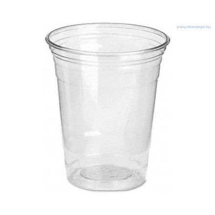 MŰANYAG ELDOBHATÓ víztiszta pohár 0,5L-es 75db-os