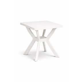 Nilo asztal 79 × 79 × 72 cm fehér