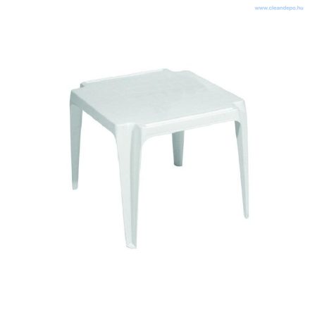 Progarden műanyag kerti gyermek asztal fehér négyszögletes