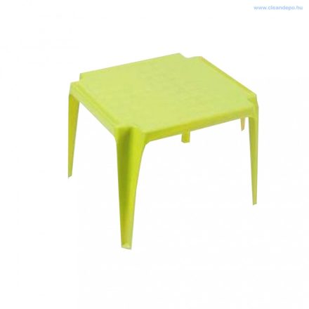 Progarden műanyag kerti gyermek asztal zöld négyszögletes