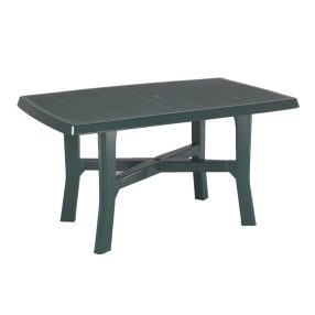 Rodano asztal 138x88 cm zöld színben