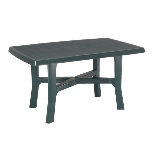 Rodano asztal 138x88 cm zöld színben